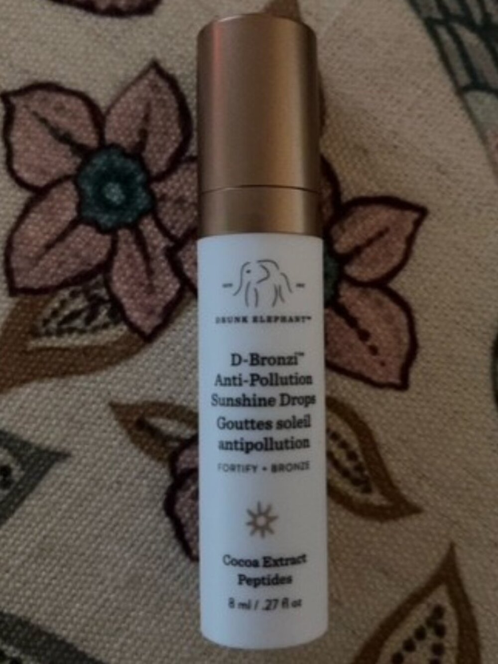 Drunk Elephant Anti Pollution Sunshine Drops Bronzer Deluxe Sample in Tin